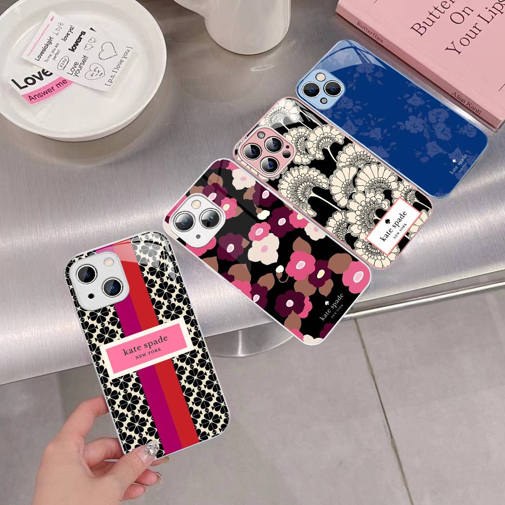 Phone Cases Kate Spade - Funda de teléfono K-Kate s-spade Flower