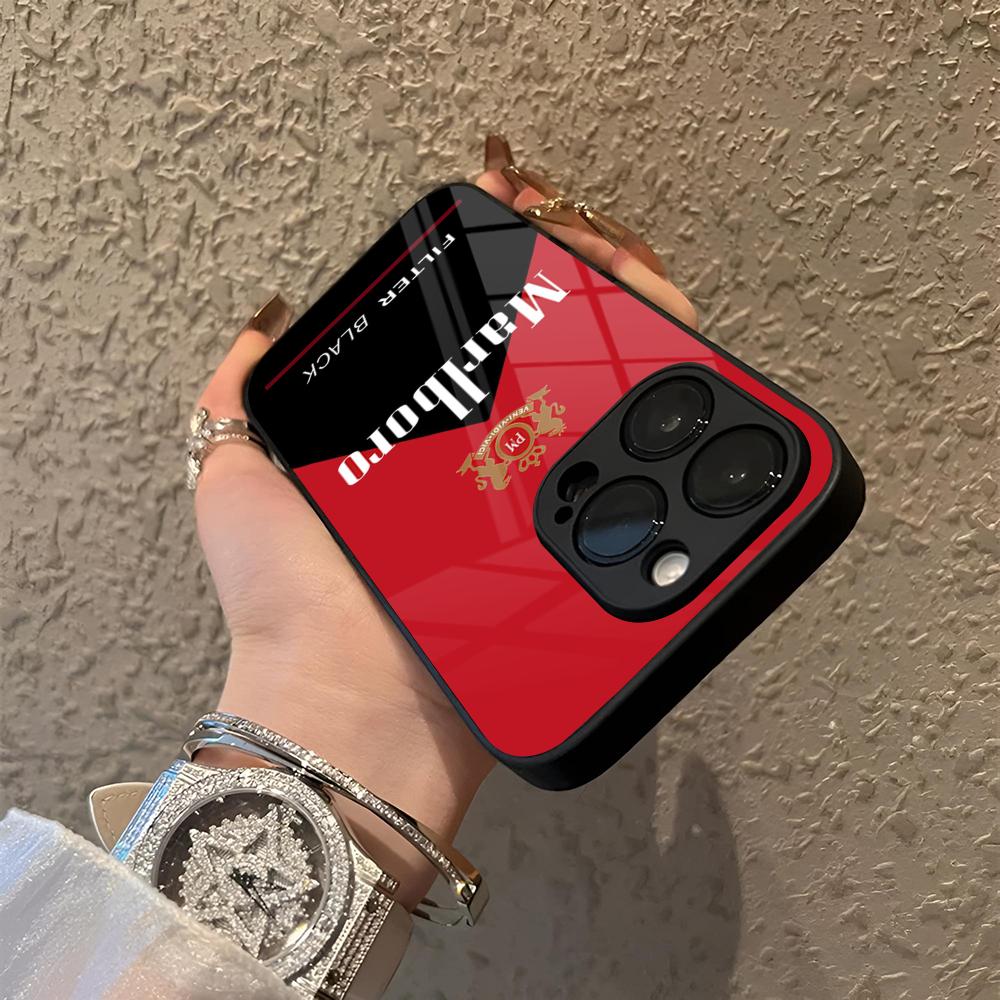 Phone Cases Blunt - Funda de Vidrio para Teléfono Cigarette-M-MarlboroS