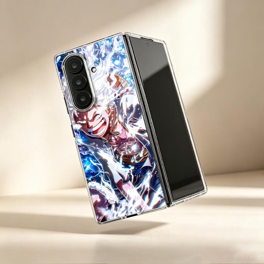 Phone Cases Z Fold 4 - Funda Transparente Suave con Diseño de