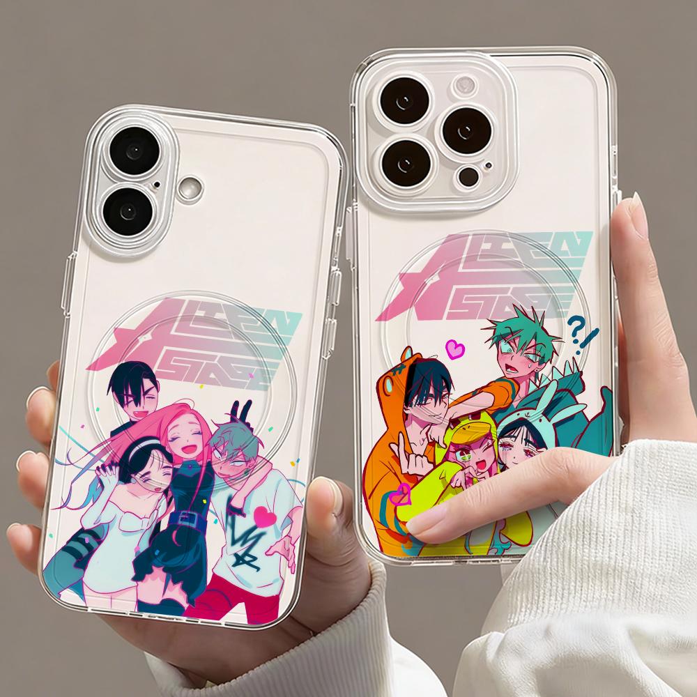 Phone Cases Anime - Funda Magnética Transparente para Teléfono con