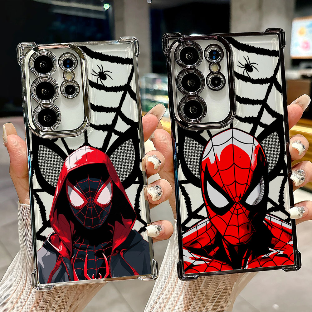 Phone Cases Samsung - Funda Spiderman Miles Morales Heroes para