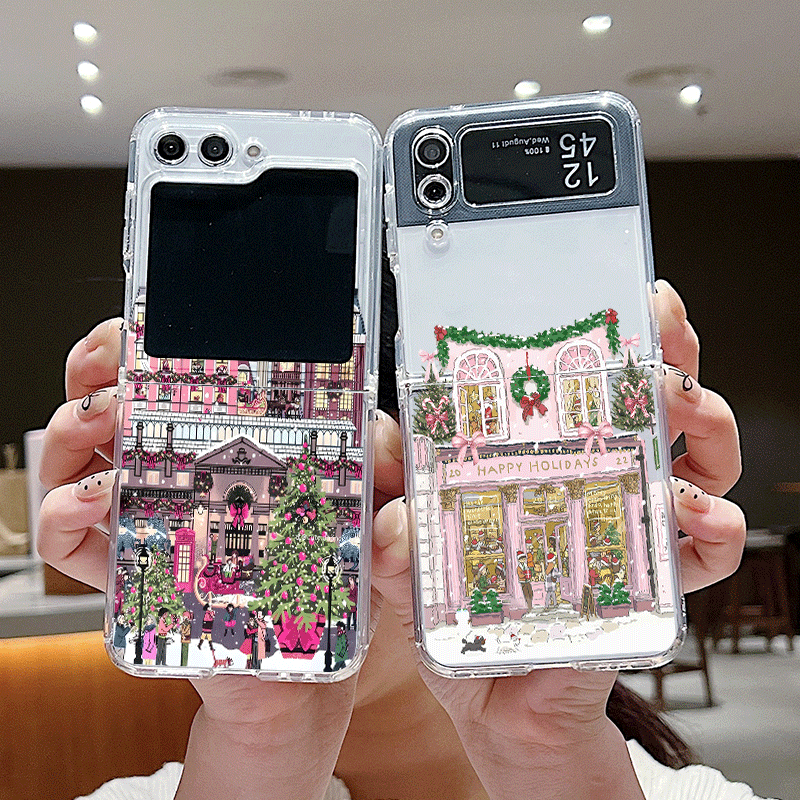 Phone Cases Z Fold 4 - Funda de teléfono transparente con paisaje