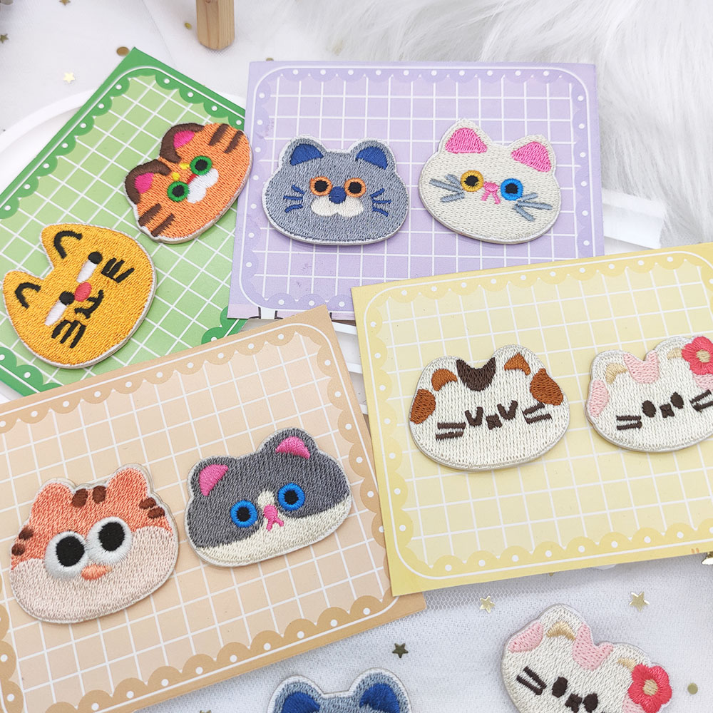 Phone Cases Eco Friendly - Parche bordado autoadhesivo con cabeza de