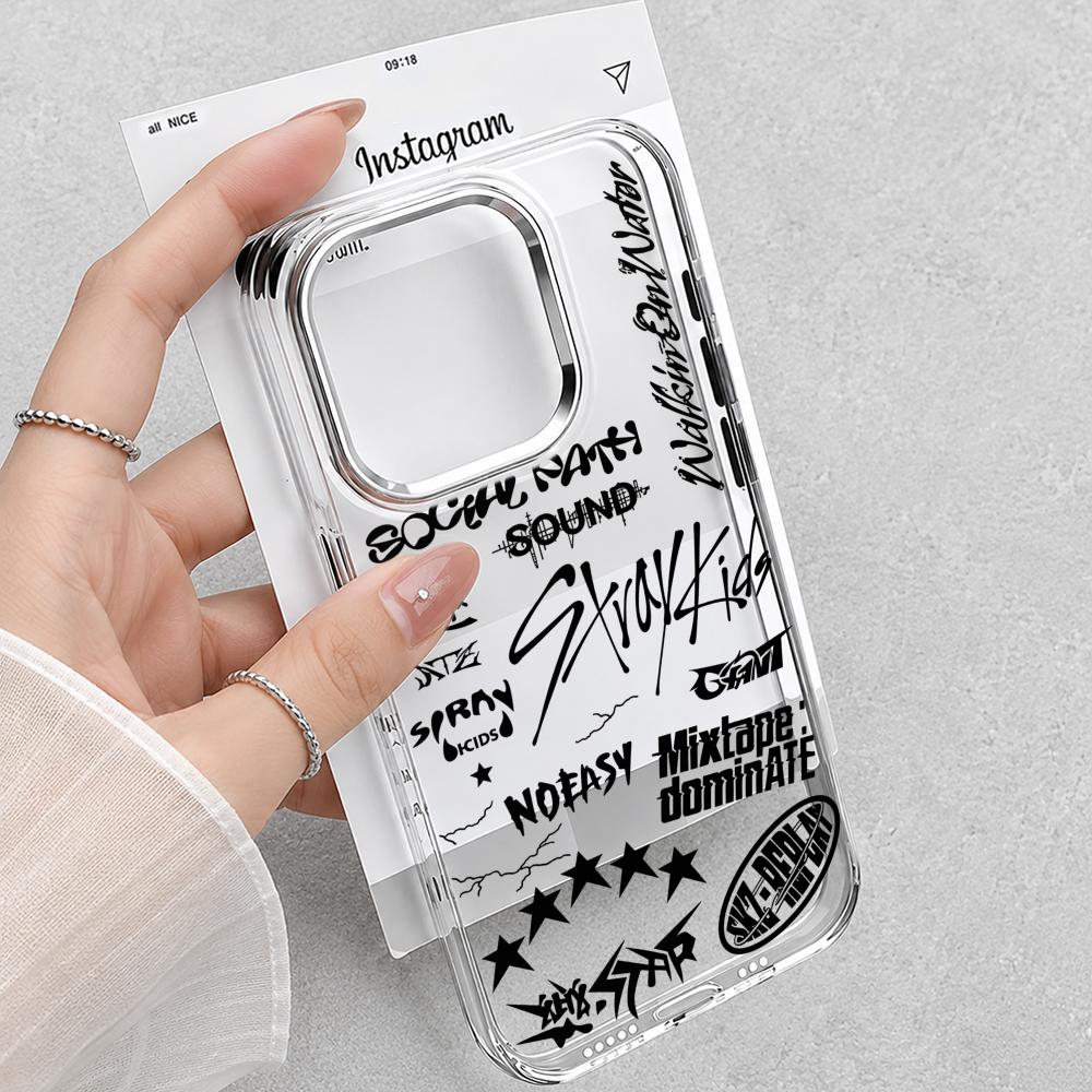 Phone Cases Otterbox - Funda Transparente Suave para Teléfono Kpop