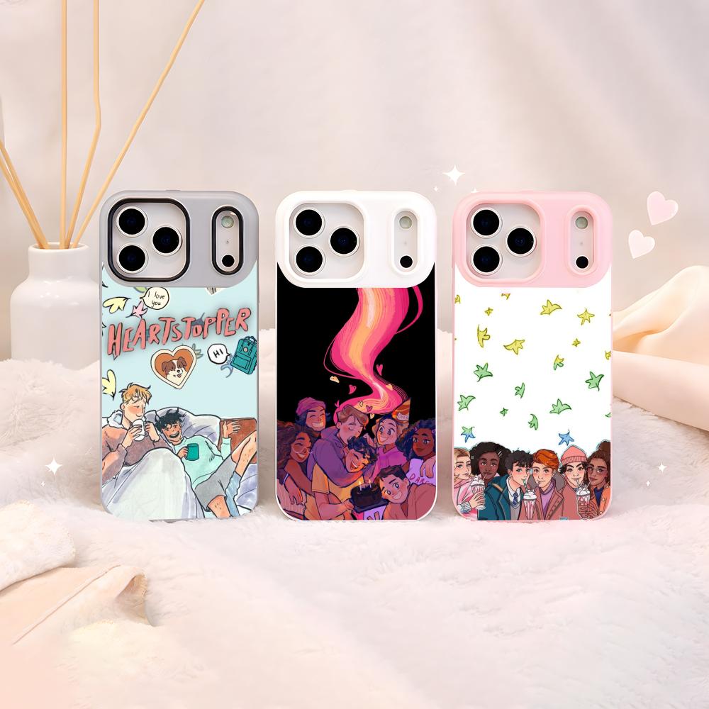 Phone Cases Clear - Funda para Teléfono bl series Heartstopper,