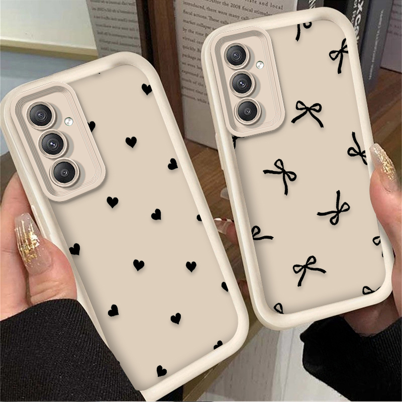 Funda negra con lazo de corazó - Phone Cases Samsung reseña y precio