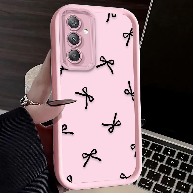 Funda negra con lazo de corazó - Phone Cases Samsung reseña y precio