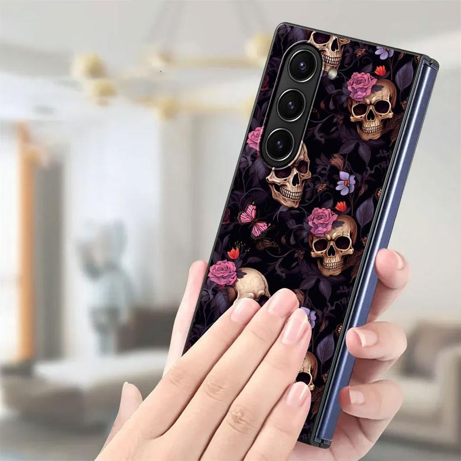 Funda con diseño de calavera p - Phone Cases Z Fold 4 reseña y precio