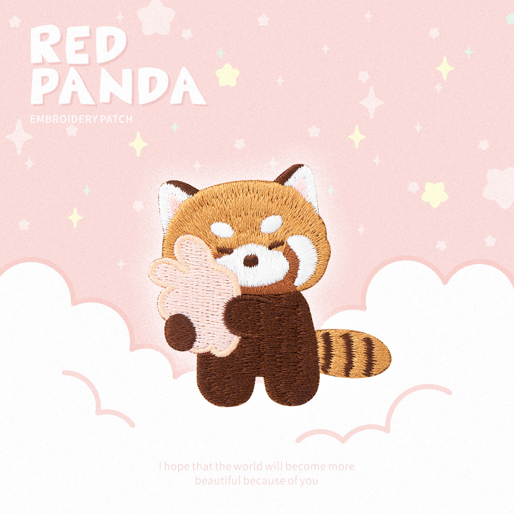 Parche bordado de Panda rojo b - Phone Cases Eco Friendly reseña y precio